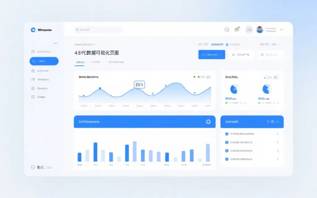 数据展示界面结构示意图